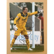 Signed photo of Luke McCormack the Plymouth Argyle footballer.